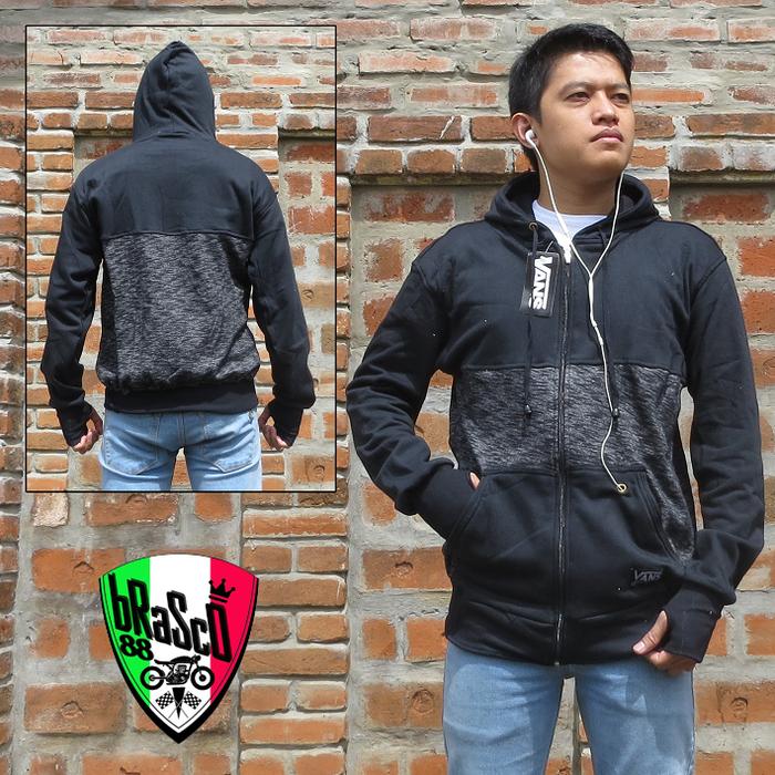 Jaket sweater Vans Hoodie Hitam Music Special edition