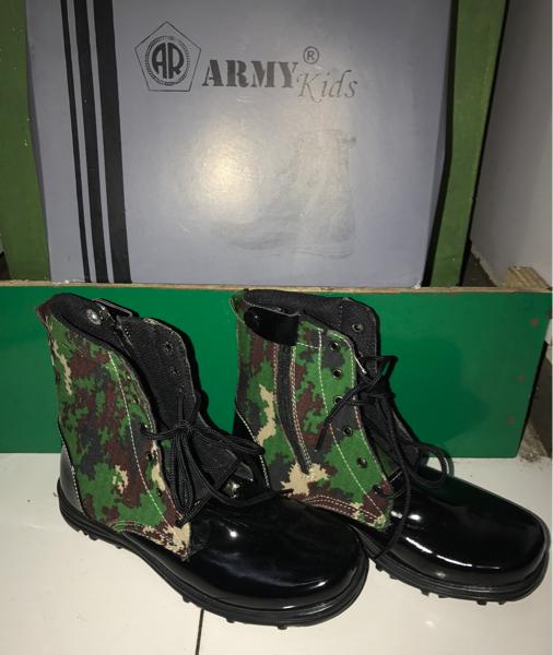 Sepatu PDL Anak / Sepatu PDL Army Kids