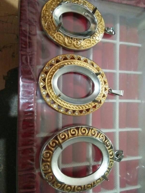 Liontin akik titanium / liontin titanium
