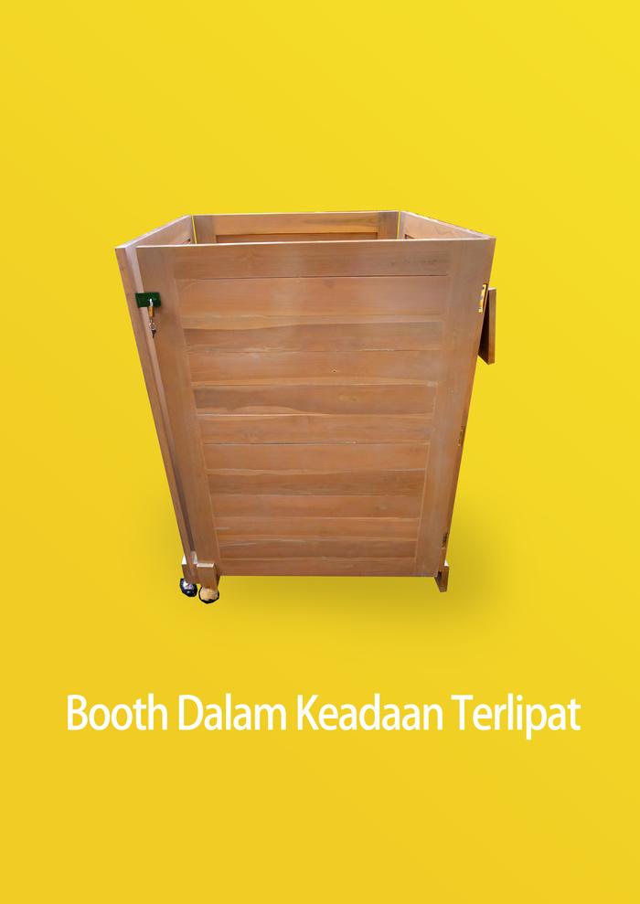 Meja Booth / Rombong Kayu Portable Lembooth