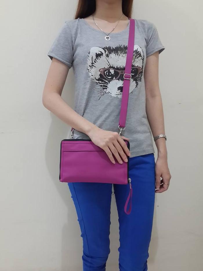 Dompet Murah HPO maxi Polos / Handphone Pocket Organizer / Tas Wanita