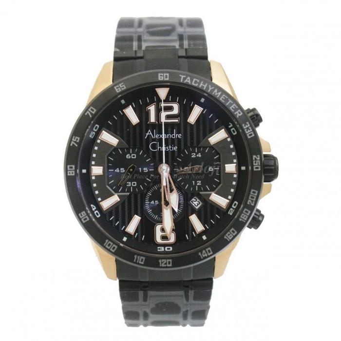 Alexandre Christie AC 6444MC BLK & BLK GOLD