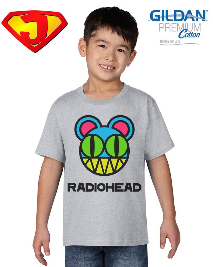 Kaos Anak Cowok / Cewek Original Gildan - Band Rock Radiohead