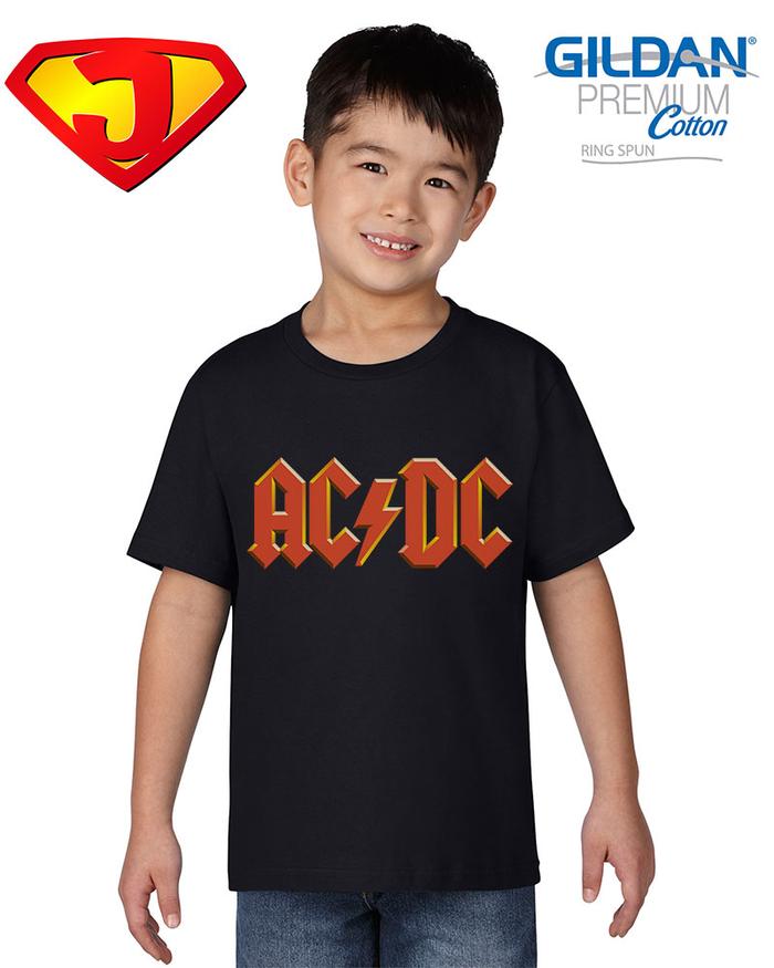 Kaos Anak Laki-laki / Perempuan Original Gildan - Band Rock AC DC