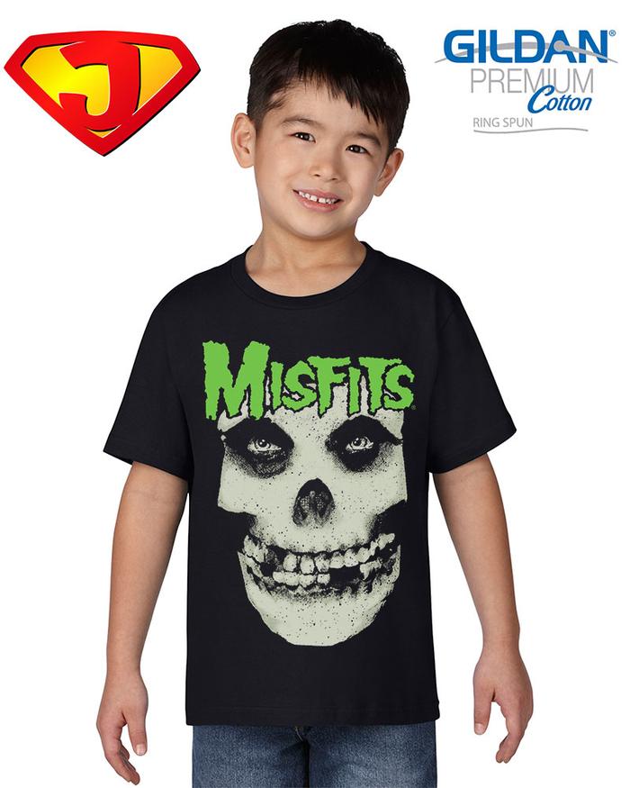 Kaos Anak Cowok / Cewek Original Gildan - Band Metal Misfits