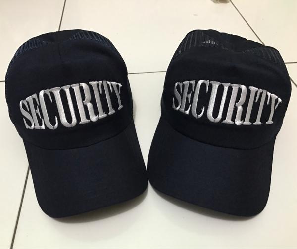 Topi Security Biru Dongker