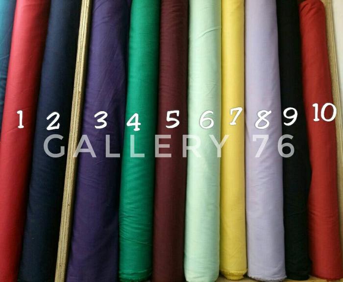 Kain katun poplin/Bahan katun poplin