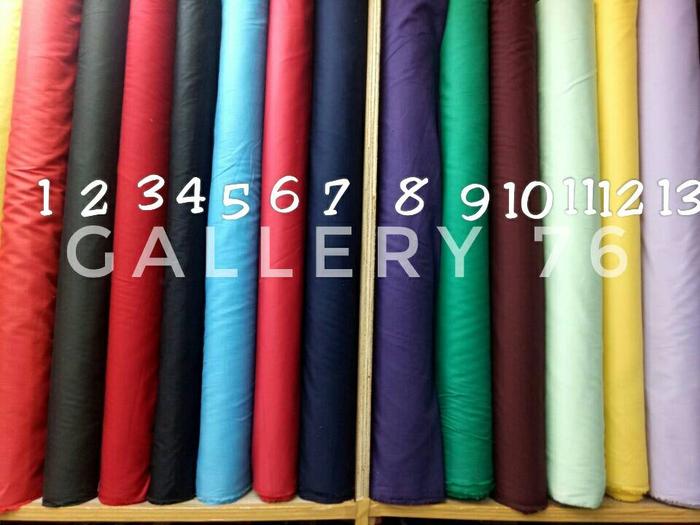Kain katun poplin/Bahan katun poplin