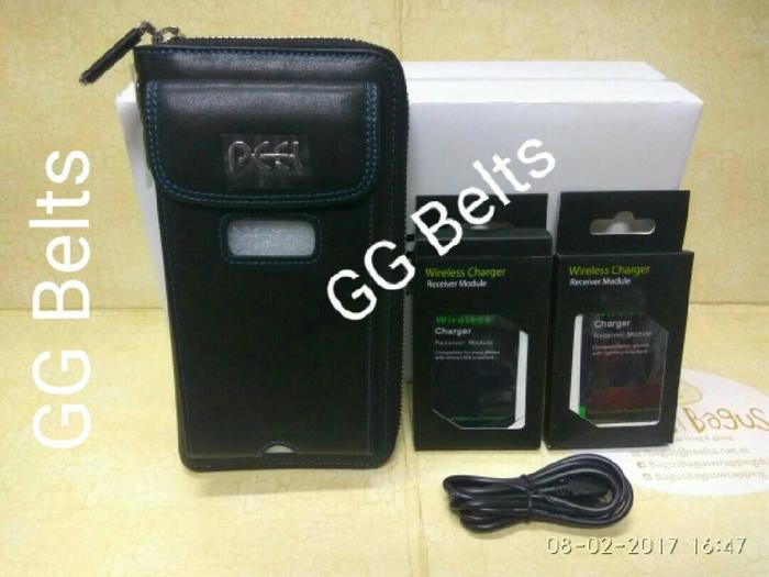 Dompet Hp Kulit + Power Bank