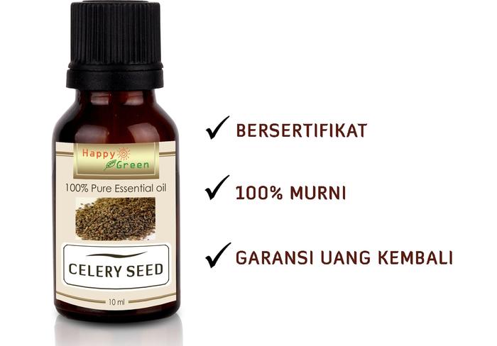 Happy Green Celery Seed Essential Oil (10 ml) - Minyak Biji Seledri