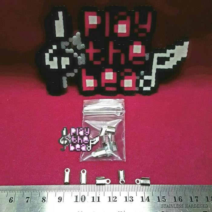 Penjepit Tali 3mm per Lusin, Penjepit Bulu, Cantelan Ring