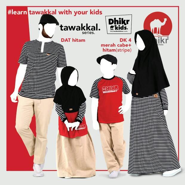 Kaos family dhikr tawakkal hitam