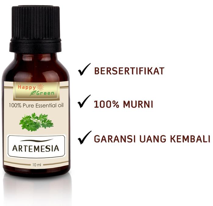 Happy Green Artemesia Essential Oil (10 ml) - Minyak Wormwood/Mugwort