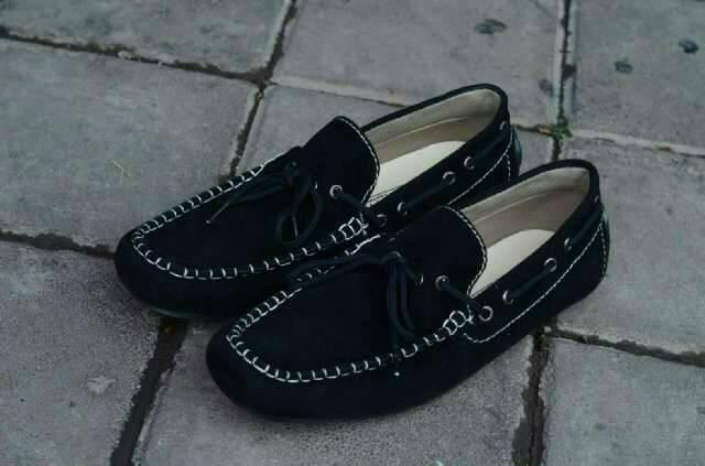 SEPATU KULIT ORIGINAL DOOM JORGE HITAM (BOOT BRODO SLIP ON)