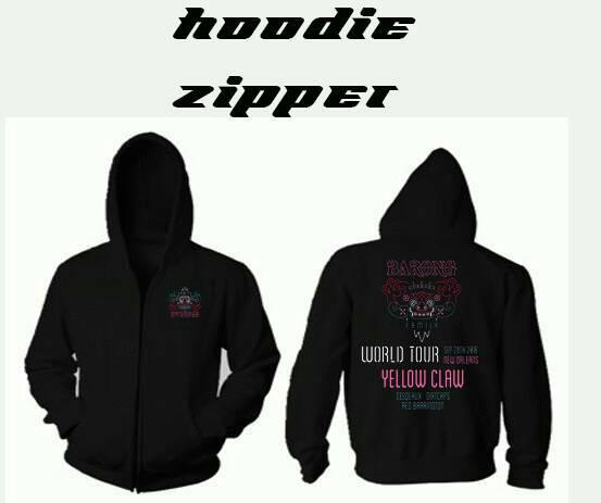 JAKET SWEATER HOODIE ZIPPER YELLOW CLAW - BARONG KEREN MURAH