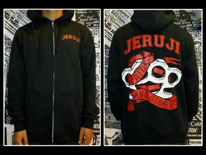 JAKET SWEATER HOODIE ZIPPER JERUJI KEREN MURAH 8