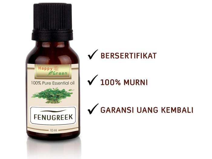 Happy Green Fenugreek Essential Oil (10 ml) - Minyak Fenugreek Murni