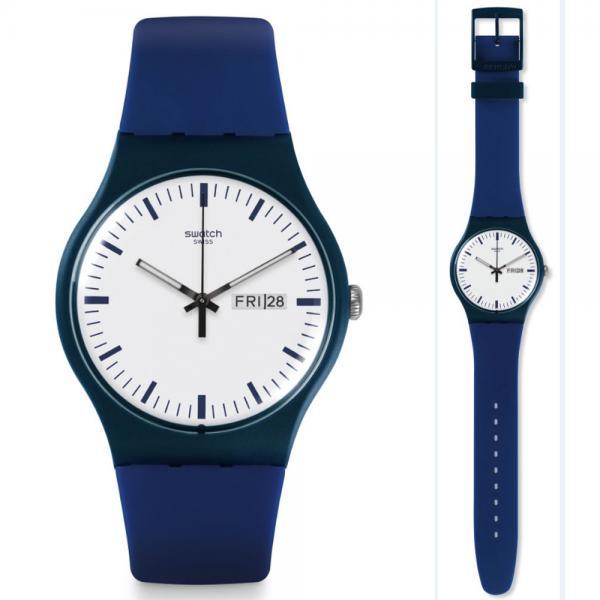 JAM TANGAN PRIA SWATCH SUON709 BELLABLU ORIGINAL MURAH GARANSI RESMI