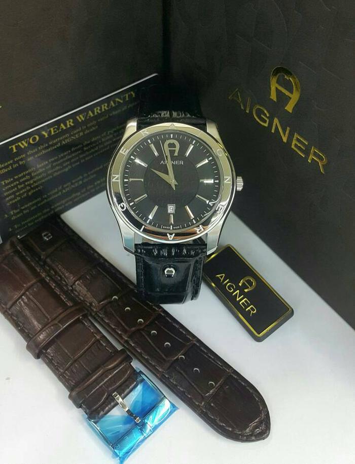 Jam Tangan Pria Aigner Lazio II AGA32190C Original