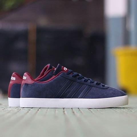 ADIDAS NEO VL COURT "COLLEGIATE NAVY/MAROON"