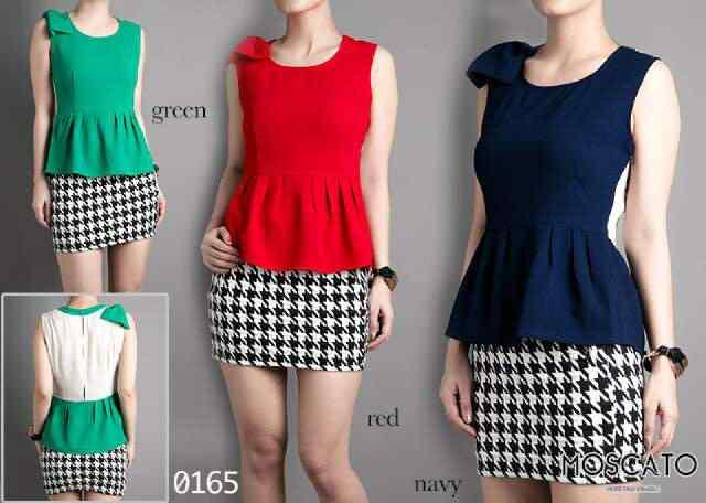 MOSCATO 0165 Blus Stylish / Baju Atasan / Baju Wanita