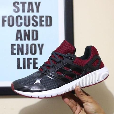 ADIDAS DURAMO 8 "CORE BLACK/MAROON/DARK GREY"