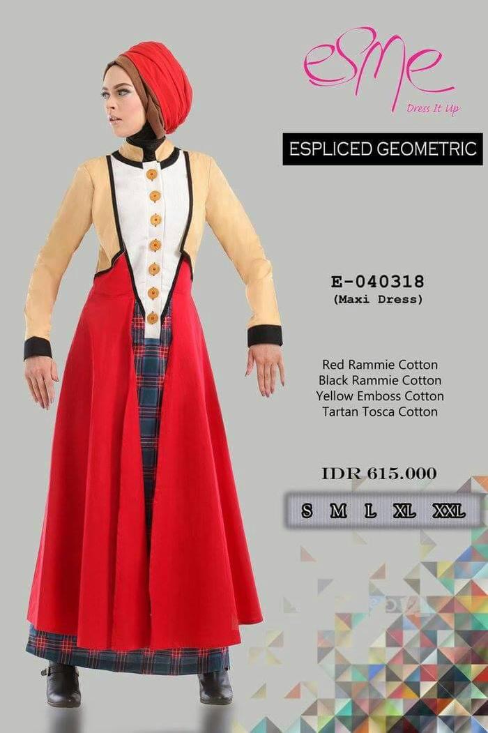 GAMIS ESME E-040318/BAJU MUSLIM/BUSANA MUSLIM/DISKON 30%