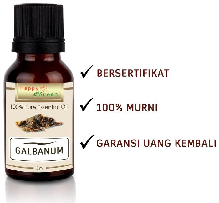 Happy Green Galbanum Essential Oil (5 ml) - Minyak Atsiri Galbanum