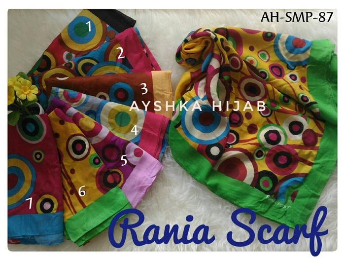 Hijab Segi4 Katun Motif/Segiempat Katun Tierack Motif