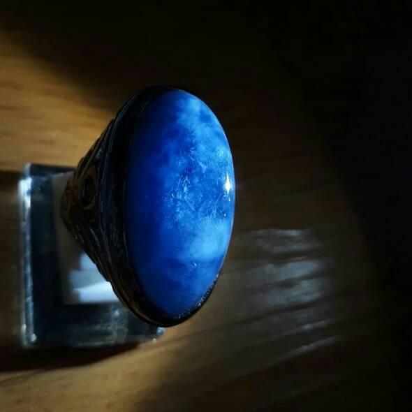 pandan biru serat jarum