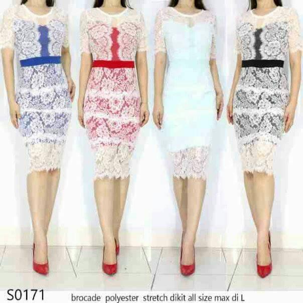 Midi Brocade Dress Import