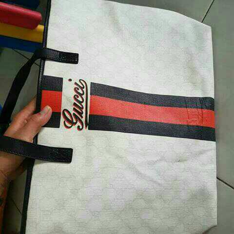 2nd Authentic GUCCI Tote Canvas Print