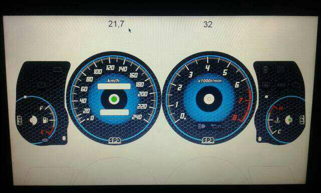 spd Speedometer custom great Corolla