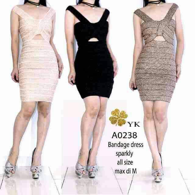 Mini Bebe Bandage Dress Import Premium