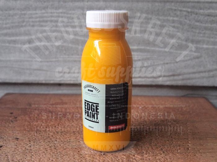 Cat Pinggiran Kulit 100ml Kuning / Edge Paint Yellow