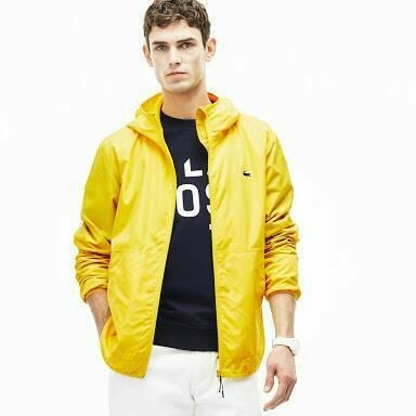 Jaket Lacoste Water Repellent Original