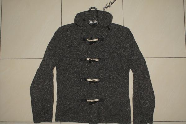 NICOLE CLUB FOR MEN Grey Tweed DEXFIL Eskimo Jacket
