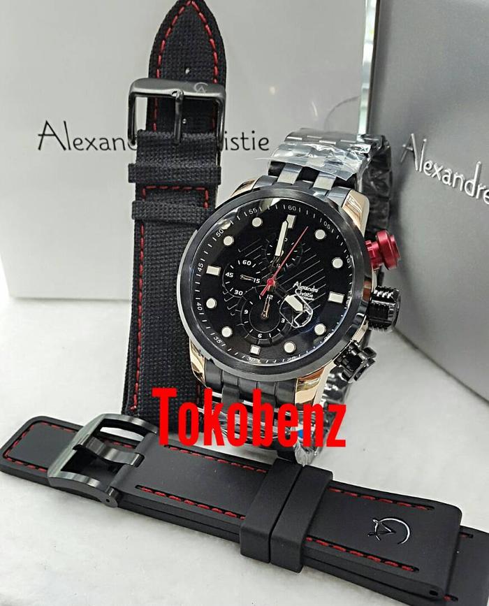 jam tangan pria alexandre christie ac 6163 MC