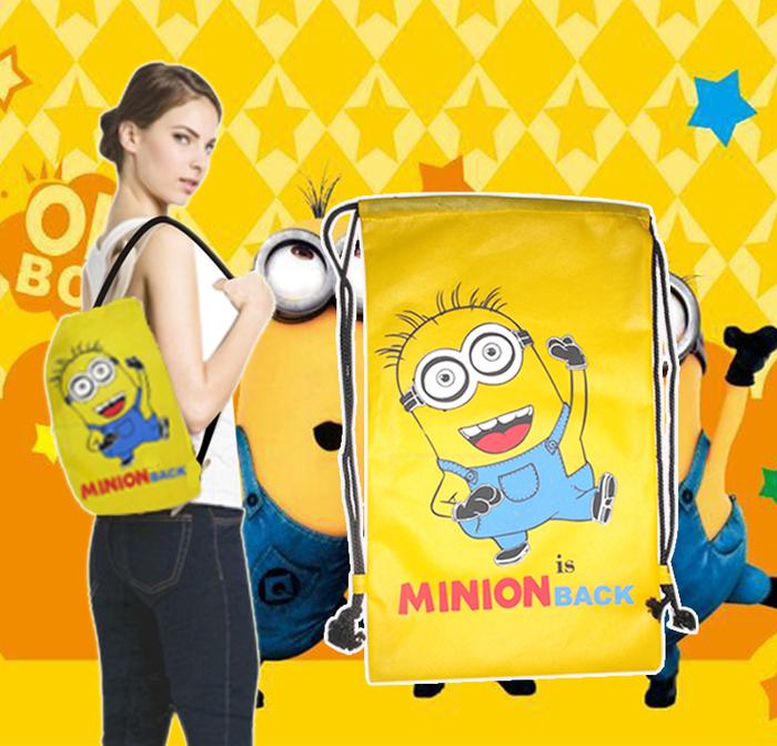 Tas Serut Ransel Minions Sederhana Papoy Minion Koleksi Tas Lucu Karak