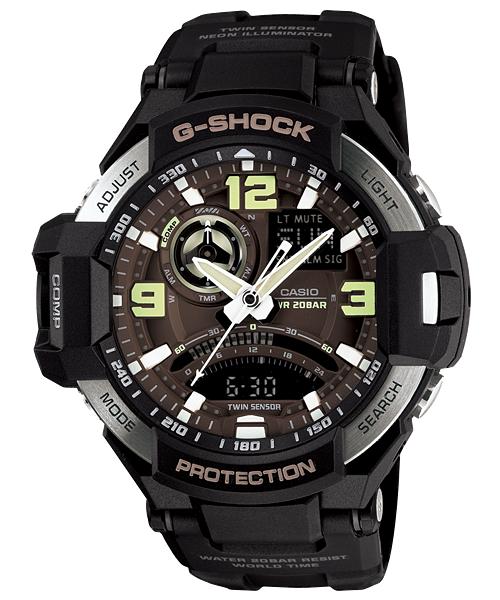G-SHOCK GA-1000-1B GrafityMaster Twin Sensor Compass CASIO ORIGINAL