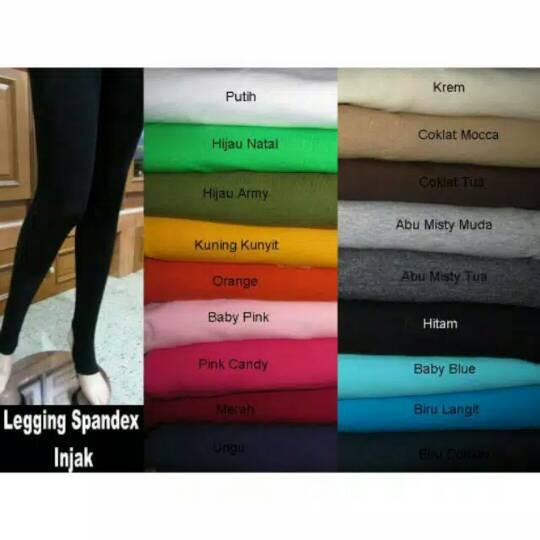 Legging Injak ALLSIZE Jus D'Orange ( fit X S - M ) Tebal Bagus