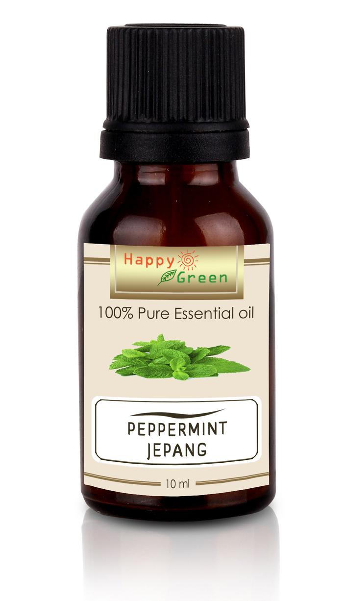 Happy Green Minyak Peppermint Jepang (10 ml) -Peppermint Essential Oil