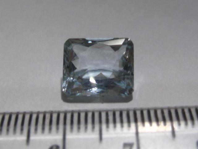 Batu natural Aquamarine kotak AQO003