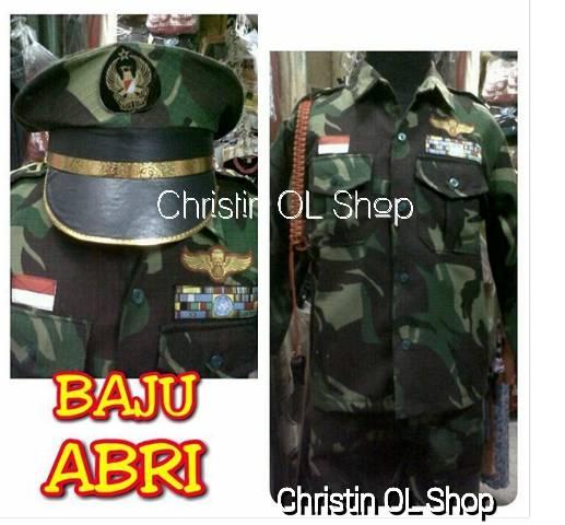 BAJU PAHLAWAN "ABRI" anak TK dan SD
