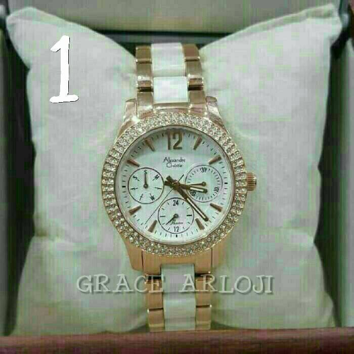 Alexandre Christie AC 2608 Rosegold Ladies Original