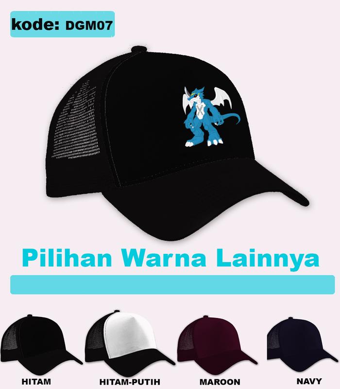 Topi digimon-topi trucker digimon dgm07