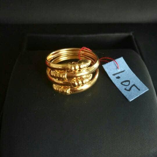 Cincin Emas asli model lilit