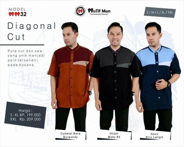 BAJU KOKO MUTIF MM32 DIAGONAL CUT