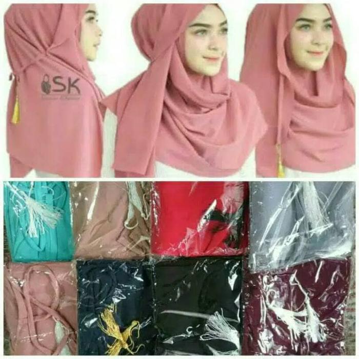 Hijab Instant Amira Bublecrepe