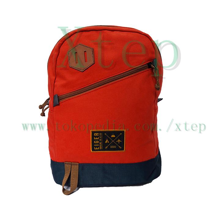 TAS RANSEL 910007934 TAS SEKOLAH EIGER 2567 RAFT 10 AUTHENTIC - Red